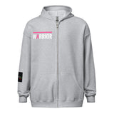 LXVI Warrior heavy blend zip hoodie**Breast Cancer Awareness