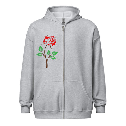 LXVI Rose Unisex heavy blend zip hoodie
