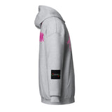 LXVI Pink heavy blend zip hoodie**Breast Cancer Awareness
