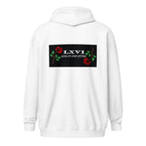 LXVI Rose Unisex heavy blend zip hoodie