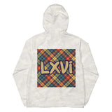 LXVI Plaid Unisex lightweight zip up windbreaker