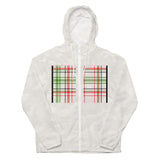 LXVI Plaid 22 Unisex lightweight zip up windbreaker