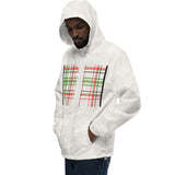 LXVI Plaid 22 Unisex lightweight zip up windbreaker