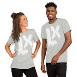 LXVI Drippy Unisex t-shirt(WHT)