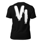 LXVI Drippy Unisex t-shirt(WHT)