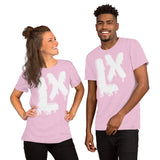 LXVI Drippy Unisex t-shirt(WHT)