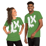 LXVI Drippy Unisex t-shirt(WHT)