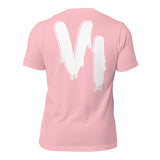 LXVI Drippy Unisex t-shirt(WHT)