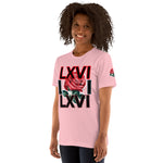 LXVI Delusion Rose Unisex t-shirt