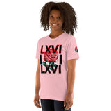 LXVI Delusion Rose Unisex t-shirt