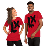 LXVI Drippy Unisex t-shirt(BLK)