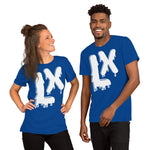 LXVI Drippy Unisex t-shirt(WHT)