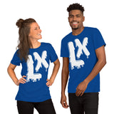 LXVI Drippy Unisex t-shirt(WHT)