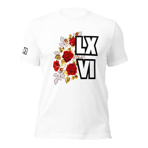 LXVI Rose Gold Unisex t-shirt