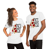 LXVI Rose Gold Unisex t-shirt