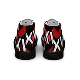 LXVI Logo Red Women’s high top canvas shoes