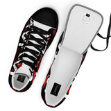 LXVI Logo Red Women’s high top canvas shoes