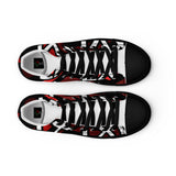 LXVI Logo Red Women’s high top canvas shoes