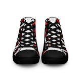 LXVI Logo Red Women’s high top canvas shoes