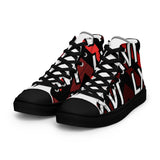 LXVI Logo Red Women’s high top canvas shoes