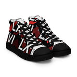 LXVI Logo Red Women’s high top canvas shoes