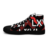 LXVI Logo Red Women’s high top canvas shoes