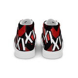 LXVI Logo Red Women’s high top canvas shoes