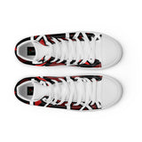 LXVI Logo Red Women’s high top canvas shoes