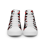LXVI Logo Red Women’s high top canvas shoes