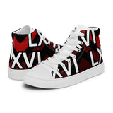 LXVI Logo Red Women’s high top canvas shoes