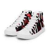 LXVI Logo Red Women’s high top canvas shoes