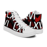 LXVI Logo Red Women’s high top canvas shoes