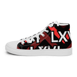 LXVI Logo Red Women’s high top canvas shoes