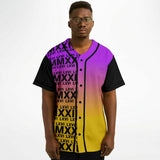 LXVI Pana 2 Grad Baseball Jersey (Purple N Gold)