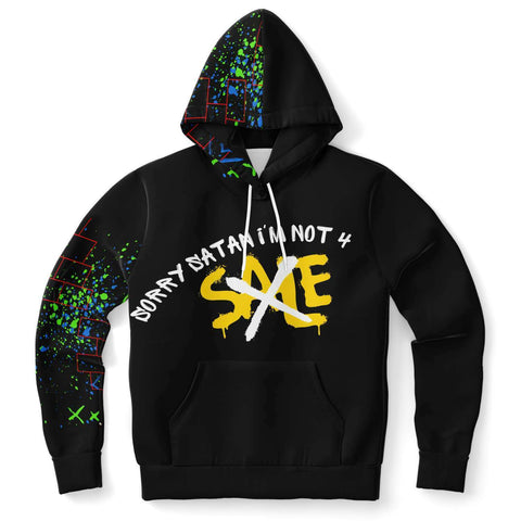 Not 4 Sale Graffiti Hoodie (black)