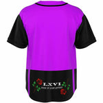 LXVI Pana 2 Grad Baseball Jersey (Purple N Gold)