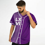 LXVI Strip Baseball Jersey (Grape)