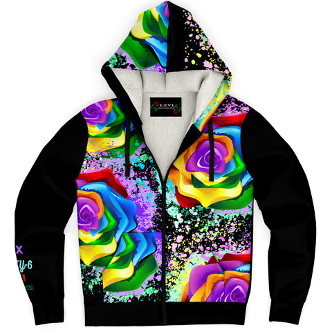 LXVI RoseBow Zip-hoodie