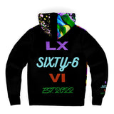 LXVI RoseBow Zip-hoodie