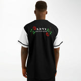 LXVI Pana Baseball Jersey (White N Black)