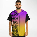 LXVI Pana 2 Grad Baseball Jersey (Purple N Gold)