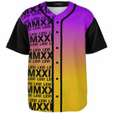 LXVI Pana 2 Grad Baseball Jersey (Purple N Gold)
