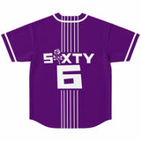 LXVI Strip Baseball Jersey (Grape)