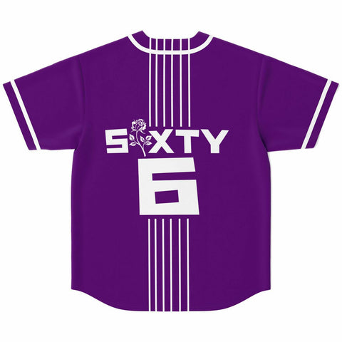 LXVI Strip Baseball Jersey (Grape)