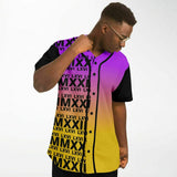 LXVI Pana 2 Grad Baseball Jersey (Purple N Gold)