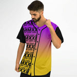 LXVI Pana 2 Grad Baseball Jersey (Purple N Gold)