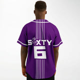 LXVI Strip Baseball Jersey (Grape)
