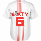 LXVI Strip Baseball Jersey (Red N White)